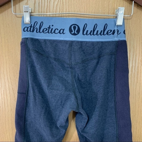 Lululemon Inner Essence Crop Leggings Gray - Picture 7 of 9